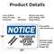 Signmission Fire Escape Ladder Keep Area Clear OSHA Notice Sign, Aluminum, 24in W x 18in L, 2PK OS-2PACK-NS-A-1824-L-12582 - alternate 3